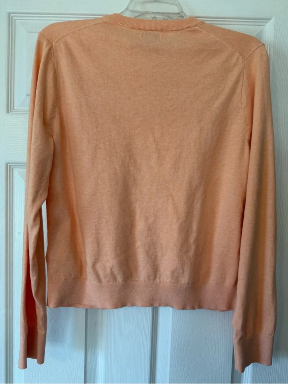 J. Crew Summer Cardigan Sweater peach size XL - Picture 7 of 7